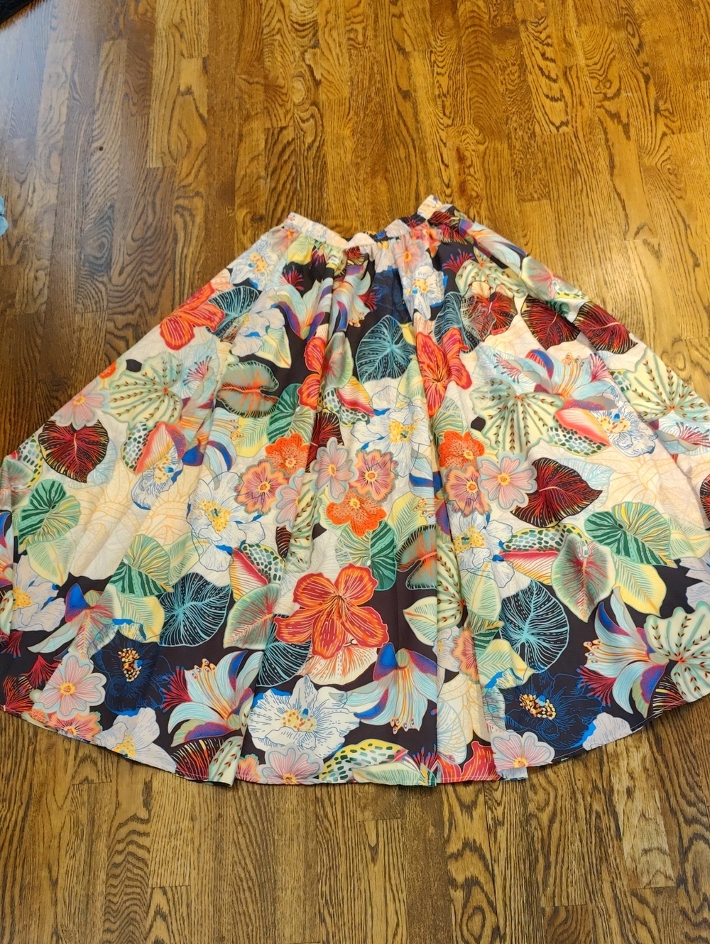 Calypso St Barth Floral Maxi Skirt